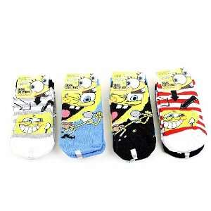 SpongeBob SquarePants Kids Ankle 12 Pc (1 Dozen) Socks 