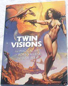 Twin Visions Boris Vallejo Hardcover HC Near Mint HB  