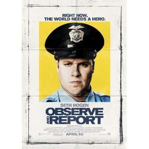  Observe and Report Movie Poster Double Sided Original 