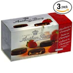 Anthon Berg Chocolates, Strawberry In Champagne 9.7 Ounce Packages 