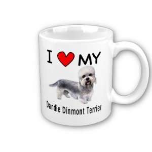  I Love My Dandie Dinmont Terrier Coffee Mug Everything 