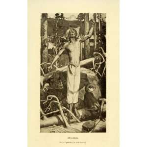  1911 Print Kullervo Curse Axel Gallen Finnish Mythology 