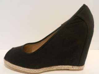New Aldo Collegea Black Wedge Shoes US 10 EU 40  