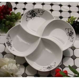  4 Section Dish