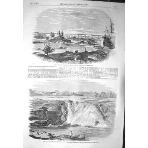  1856 TRUNK RAILWAY CANADA CHAUDIERE RIVER CHESHIRE