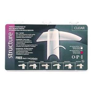  OPI Structure Clear Tips   400 Assorted Box w/FREE Mach 5 