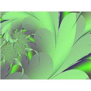 Green Leaf (Canvas) by Vicky Brago Mitchell. size 26 inches width by 