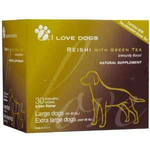  I Love Dogs large  30 Reishi with Green Tea