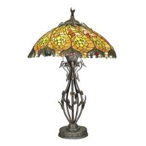  Dale Tiffany Wrought Iron Table Lamp