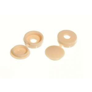 SCREW CAP CUP WASHER HINGED COVER BEIGE FOR No. 6 & 8 SCREWS ( pack of 