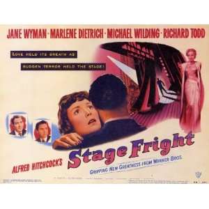  Stage Fright Movie Poster (11 x 14 Inches   28cm x 36cm 