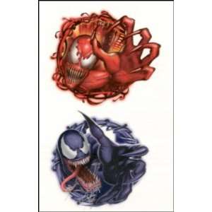 Carnage & Venom Temporaray Tattoo Toys & Games