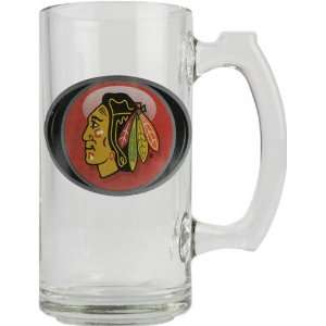 Chicago Blackhawks 15oz Glass Mug