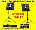 Photo Digital Softbox Starter Lighting Kit 4ALL Cameras  
