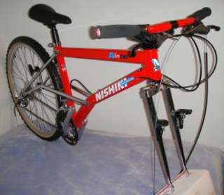 NOS 1990 Nishiki Alien ACX, complete bike, crimson red & chrome  