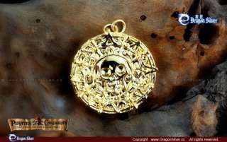 Aztec 24k gold plated coin Pirates of the Caribbean  