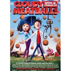  Cloudy with a Chance of Meatballs Movie Poster 27 X 40 