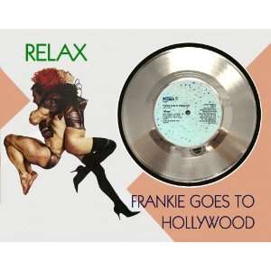   Frankie Goes To Hollywood Relax Framed Silver Record A3 Electronics