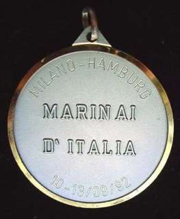   Italian Navy Submarine Veterans Medallion Hamburg Germany 1992 Meeting