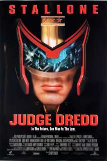 Judge Dredd Movie Poster 1995 Sylvester Stallone Product Image