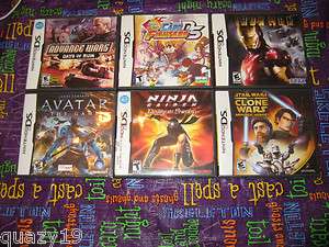 Lot of 6 DS / DSi Games   Teen Boy Games # 135 N 010086670141  