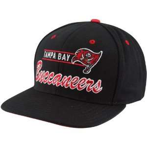   Bay Buccaneers Black Grind Snapback Adjustable Hat