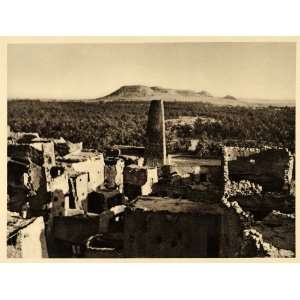  1929 Aghurmi Mosque Egypt Siwa Oasis Ruins Oracle Amun 