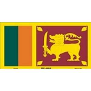  Sri Lanka Flag License Plate Plates Tags Tag auto vehicle car 