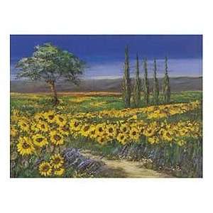   Sunflowers   Artist Anna Paleta  Poster Size 23 X 31