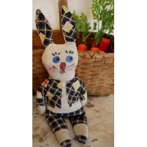  Antique Rag Bunny Rabbit Doll 