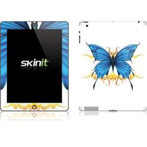  Blue and White Butterfly skin for Apple iPad 2