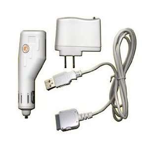 Apple iPod USB Travel Kit with Car Charger/ Travel Adapter 