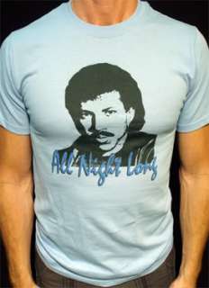 Lionel Richie t shirt vtg tour all night long style 02  