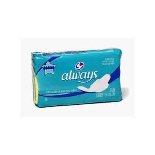  Always Maxi pads, Overnight Protection/ Wings  28/6Pk 