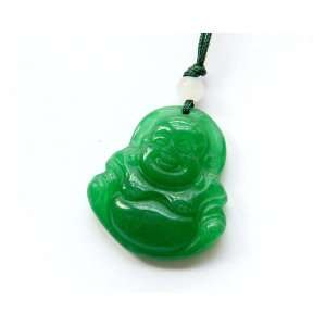    Green Agate Tibetan Buddhist Buddha Amulet Pendant Jewelry