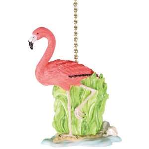  Tropical Pink Flamingo Tiki DeCoR Fan Light Pull
