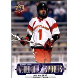  Upper Deck World of Sports Lacrosse Card #181 Joe Walters Maryland 
