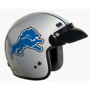   NFL Motorcycle 3/4 Helmet. Vented. NFL and DOT Approved. 520 Lions