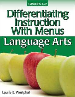   Differentiating Instruction With Menus K 2   Language 