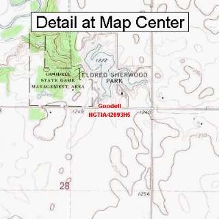   Quadrangle Map   Goodell, Iowa (Folded/Waterproof)