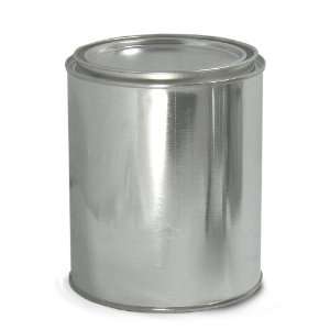 Qorpak MET 03096 Metal Unlined Round Paint Can with Triple Tite Lid, 0 