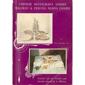  Chinese Restaurant Dishes, Malayan & Penang Nonya Dishes 