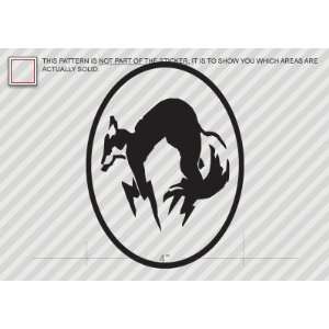  (2x) Fox Hound   Metal Gear Solid   Sticker #2   Decal 