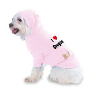  I Love/Heart Gregory Hooded (Hoody) T Shirt with pocket 