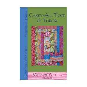  Valori Wells Pattern Carry All Tote & Throw Arts, Crafts 