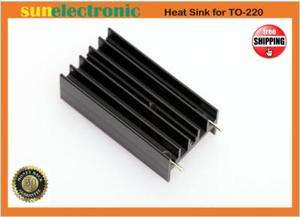 TO 220 Heatsink Small Power Aluminum Heat Sink 4 pcs  