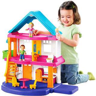 FISHER PRICE MY FIRST DOLLHOUSE /NEW With mom,dad and baby  