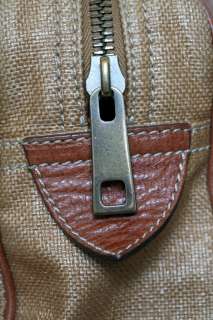 MARC JACOBS Canvas+Leather Venetia Satchel Bag Handbag  