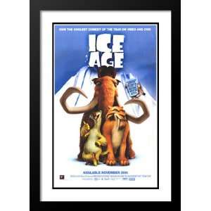 Ice Age 32x45 Framed and Double Matted Movie Poster   Style E   2002