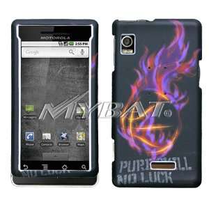   Case Cover Black Orange Purple and Red Flaming Ball Pure Skill No Luck